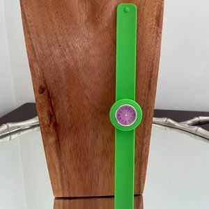 Pack of 5 Kid's Snap and Wrap Watch - Green and Pink
